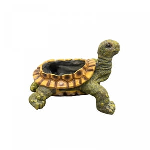 Gupgi Turtle Planter Pot de fleur de résine Planter de succulent animal Petit Bonsai Pot maison Décoration