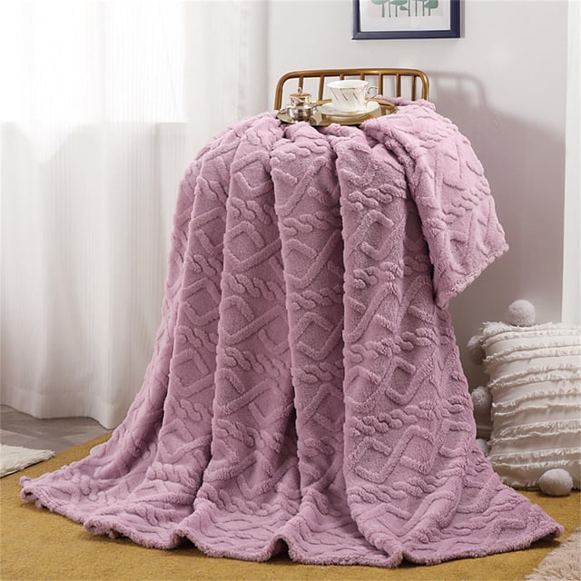 Fankiway 120*200Cm Super Soft Warm Solid Warm Micro Plush Fleece Blanket Throw Rug Sofa Bedding Blanket Throws for Sofa Soft Blankets and Throws Clearance