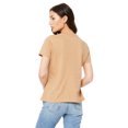 thumbnail image 2 of BELLA+CANVAS 6400 - T-Shirt en Jersey à Manches Courtes Décontracté, P, Dune de Sable, 2 of 3