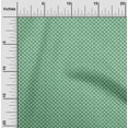 thumbnail image 2 of oneOone Georgette Viscose Sea Green Fabric Asian Dabu Craft Projects Decor Fabric Printed By The Yard 42 Inch Wide, 2 of 4