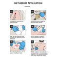 thumbnail image 3 of Dressing Vented Chest Seal Excellent Sealing 4 Vent Emergency Hydrogel Chest Wound Dressing, 3 of 7