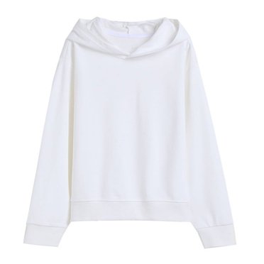 RXIRUCGD Chandail à Capuchon Surdimensionné à Col Rond pour Enfants, Mode, Manches Longues, Chandail à Enfiler, Hauts 4-14 Ans pour Filles et Garçons ( Blanc, Taille : 2-3 Ans )