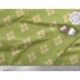 thumbnail image 2 of Soimoi Polyester Crepe Fabric Floral Block Print Fabric by The Yard 42 Inch Wide, 2 of 5
