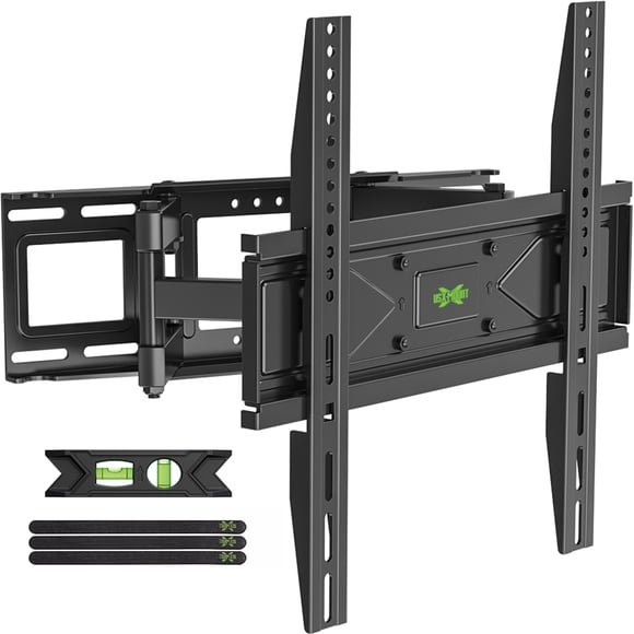 USX MOUNT Full Motion TV Wall Mount for 32-70" TVs, Hold up to 110lbs with Max VESA 400x400mm & 16" Wood Stud