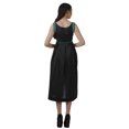 thumbnail image 3 of Moomaya Robes Asymétriques Sans Manches à Encolure Bateau pour Femmes, Robes Asymétriques Hautes-Basses, 3 of 4