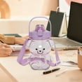 thumbnail image 4 of Cute Bear Outdoor Portable High Beauty Straw Large Capacity Plastic Water Cup 1400ml, 4 of 6