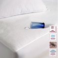 thumbnail image 1 of Waterproof Mattress Protector, Terry Cotton, Fitted Elastic sides to grip under mattress, 1 of 2