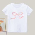 thumbnail image 1 of Rbaofujie T-Shirts Graphiques pour Filles Manches Courtes Col Rond T-Shirts Décontractés Hauts d'Été Mignons Vêtements, 1 of 3