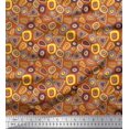 thumbnail image 1 of Soimoi Modal Satin Fabric Geometric Small Decor Fabric Printed Yard 42 Inch Wide, 1 of 3