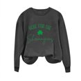 thumbnail image 4 of Chemises pour Femmes Col Rond Imprimé Fête de la Saint-Patrick Manches Longues Chandails en Molleton Fête de la Saint-Patrick Chemises pour Femmes, 4 of 4