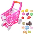 thumbnail image 2 of Kids Shopping Cart Set Shopping Cart For Kids Toddler Educational Play Food Toys For Learning Development, 2 of 7