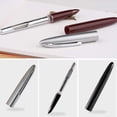 thumbnail image 3 of SharkTRUE Stylo-Plume à Pointe Moyenne Garniture Classique Étudiant Court Bureau Rotation Nouveau Te Prof, 3 of 8