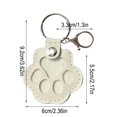 thumbnail image 5 of Dog Storage Keychain Cute Leather Paw Keychain Pet Hair Keepsake Keyring Unique Memorial Collection Keychain Pet Memorial Gifts For Bag Purse Paw Key, 5 of 5