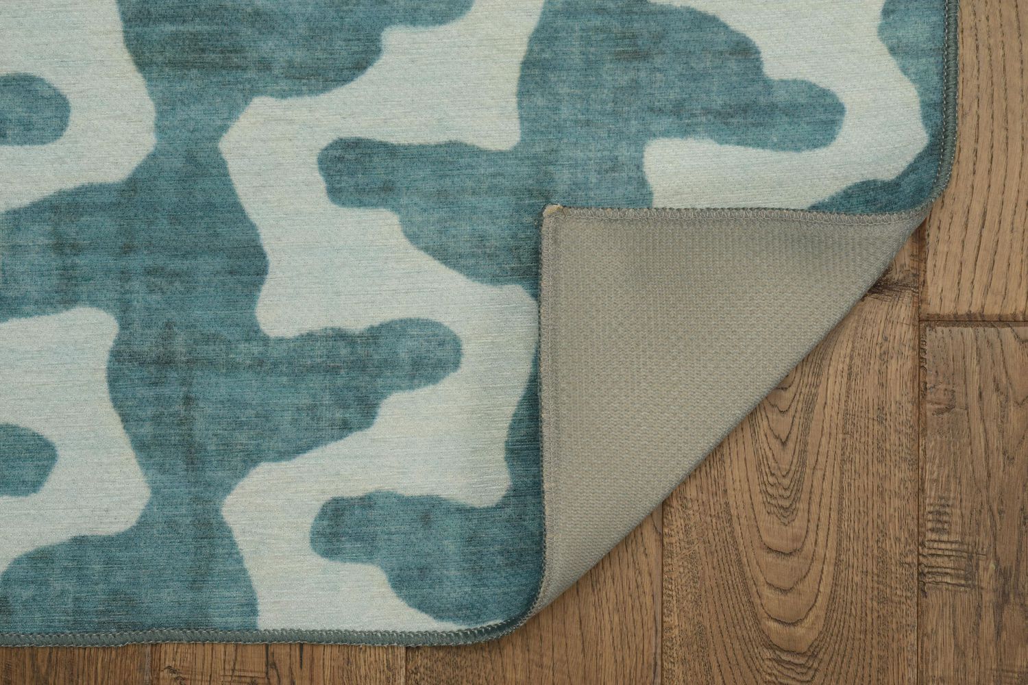 Tapis d'accent extérieur lavable Doral aqua & vert 3 pi x 5 pi