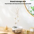 thumbnail image 2 of Creatively Rack Tree Shape Storage Jewelry Organizer Holder Display Stand Earrings Necklace Display Pendant Bracelet Fashionable Holder White, 2 of 9