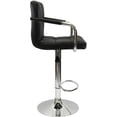 thumbnail image 2 of Nicer Furniture Black Hexagrid Bar Stool, 2 of 6