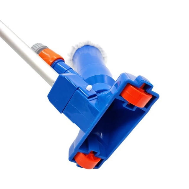 Pool Vacuum Hoses for Above Ground Pools Portable Pool Vacuum Underwater Cleaner Swimming Pool Leaf Vacuum with 5-Pole Scrub Leaf Bag Pool Vacuum Hose for Above Ground Pools