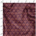 thumbnail image 2 of Soimoi Crepe Silk Fabric Palmette Damask Print Fabric by The Yard 42 Inch Wide, 2 of 6