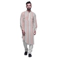 thumbnail image 1 of Atasi Kurta Décontractée Imprimée à Col Mandarin Chemise Ethnique Longue Kurta Asymétrique, 1 of 6