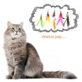 thumbnail image 2 of 12PCS Cat Feather Toys Interactive Cat Toys for Indoor Cat 2 Retractable Cat Teaser Wand 10 Refills with Bells Cat Chaser Toy Set for Exercising Kittens and Cats, 2 of 9