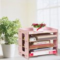 thumbnail image 1 of Magazine Organizer, Waterproof Modern Moisture- Large Capacity Desktop Organizer  For Documents Magazines, Cosmetics For Laptop, 1 of 7