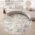 thumbnail image 3 of x Area Rug Living Room Rugs Washable Neutral Modern Abstract Soft Thin Large Rug Indoor Floor No Slip Rug Carpet for Bedroom Under Dining Table Home Office Decor Grey, 3 of 9