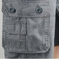 thumbnail image 4 of FAIWAD Shorts Cargo pour Hommes Décontractés Classiques Jusqu'aux Genoux à Multiples Poches Pantalons Capri Extensibles Shorts Décontractés d'Extérieur, 4 of 6