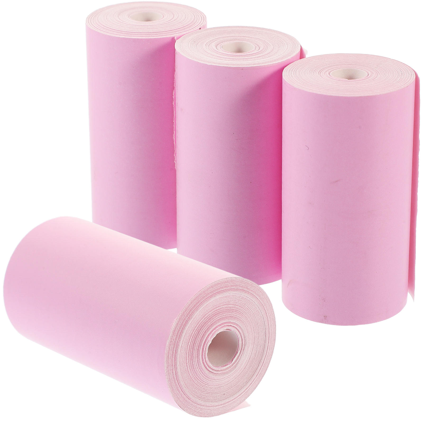 SEWACC 4 Rouleaux de Papier Registre Rose pour Fournitures de Bureau et d'Hôtel