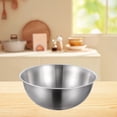 thumbnail image 4 of Ensemble de Bols à Mélanger en Acier Inoxydable, Organisateur de Rangement pour Aliments de Réfrigérateur Domestique, Robuste, Résistant à la Rouille, Robuste, Facile à Nettoyer, Va au Lave-Vaisselle, Polyvalent pour Mélanger, Servir, Salade, Maïs Soufflé, Empilable, 4 of 6