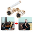 thumbnail image 3 of Pisexur 3X25 Opera Glasses Binoculars Mini Binocular Portable Binocular With Foldable Handle For Musical Concert on Clearance, 3 of 7