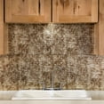 thumbnail image 2 of Fasade 18in x 24in Backsplash Panel 5 Pack Monaco Bermuda Bronze, 2 of 5