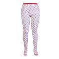 thumbnail image 1 of Women Fishnet Stocking Hollow Out Rhinestone High Elastic Pantyhose, 1 of 6