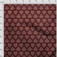 thumbnail image 3 of oneOone Cotton Poplin Fabric Floral Block Printed Fabric 1 Yard 42 Inch Wide, 3 of 4