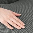 thumbnail image 3 of Baohd 3pcs/set Easy To Clean Sofa Cover With Elastic Band And Refresh Wingback Chair And Ottoman Stool dark coffee, 3 of 6