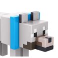 thumbnail image 4 of Minecraft Figurine articulée Loup, 8,26 cm, pièce Crée-un-portail, 4 of 6