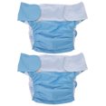 thumbnail image 1 of CRAFTHROU Ensemble de 2 Couvre-Couches Réutilisables pour Incontinence pour Adultes Bleu Ciel Polyester Coton 11.8x23 Po, 1 of 6