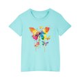 thumbnail image 1 of RXIRUCGD 2025 Vêtements d'Été pour Enfants T-shirt Imprimé Mode Mignon Col Rond Manches Courtes, 1 of 5