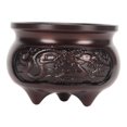 thumbnail image 2 of Brass Incense  Rustproof Metal Holder With Internal Base For Aromatherapy, Vintage Retro Style, Ideal Gift, 2 of 8