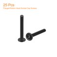 thumbnail image 3 of Unique Bargains Flanged Button Head Socket Cap Screws, 25 Pack M5x40mm 304 Stainless Steel Bolts, 3 of 5