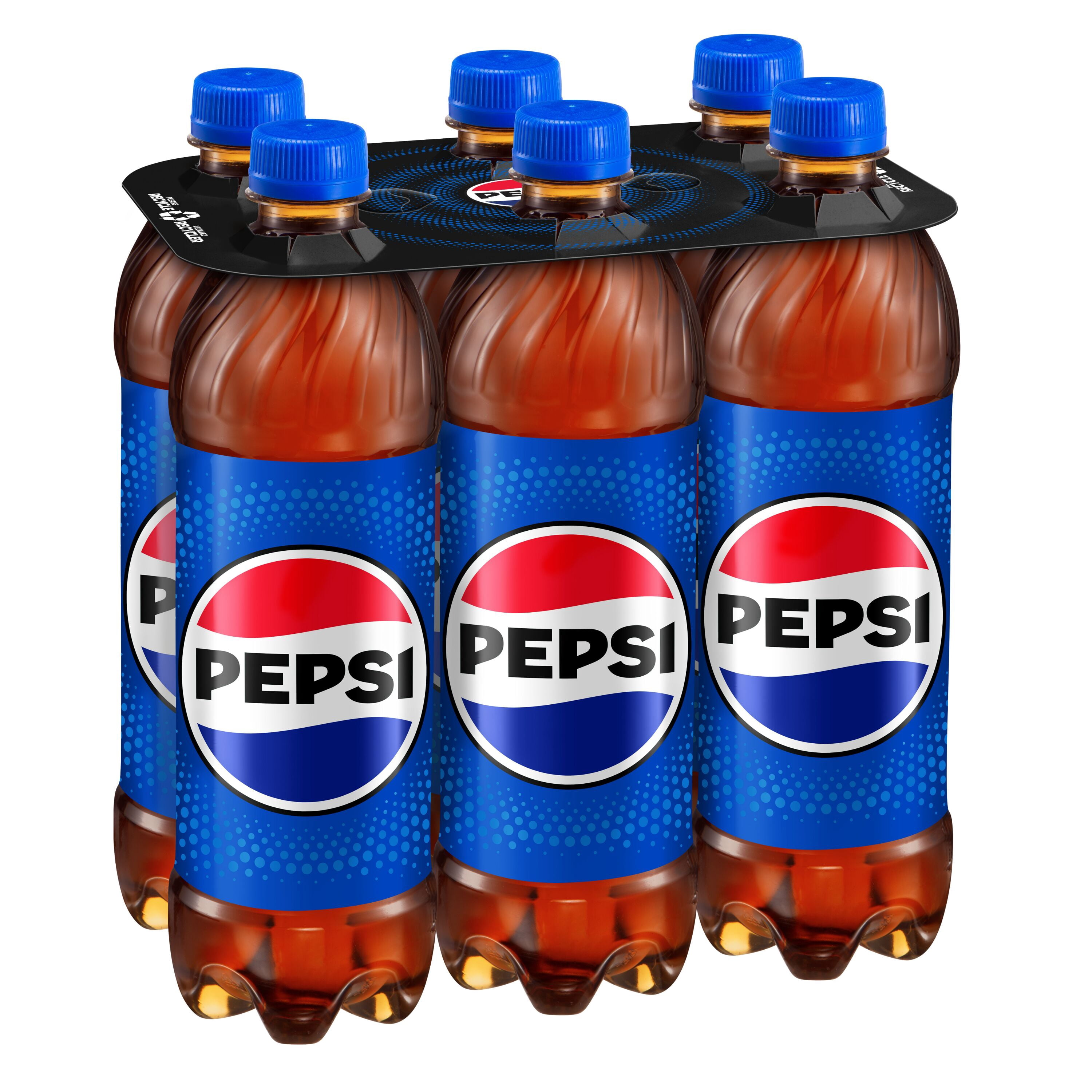 Pepsi Bouteilles de Cola, 710ml, Lot de 6