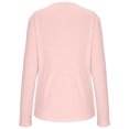 thumbnail image 5 of Yuyuzo Womens Long Sleeve Fall Tops Half Button V Neck Loose Fitted Shirts Comfy Textured Blouses, 5 of 5