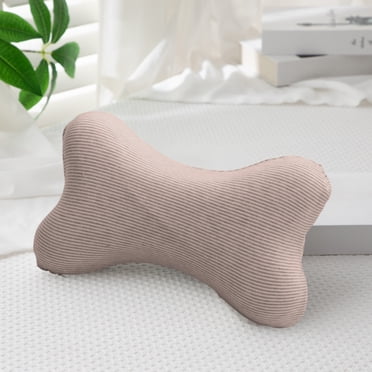 Oreiller pour Appui-Tête de Voiture - Oreiller de Soutien Cervical à Ressort Long, Oreiller de Sommeil en Coton Doux et, Café, JKODE