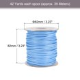 thumbnail image 2 of Unique Bargains Beading Thread Bracelet Weave Bead Craft Cord 3mm 39M/Roll (42-Yards) Decorative String, Light Blue, 2 of 7