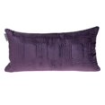 thumbnail image 1 of HomeRoots 402887 Coussin Lombaire Matelassé en Velours Violet, 1 of 1