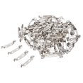 thumbnail image 4 of 60 Pcs Lots Broche en Métal Épingle Arrière Fabrication de Bijoux Apprêts 2 Trous, 4 of 8
