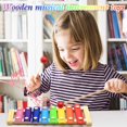 thumbnail image 4 of XZNGL Wooden Percussion Octave Early Education Xylophone Musical Toy for Infants, 4 of 9