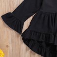 thumbnail image 4 of PENGXIANG 2 Pcs Children Set Flared Long Sleeve Top Elastic Flower Print Long Pants 1-6 Years, 4 of 6