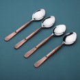 thumbnail image 2 of Celia Design Copper Antique Tea/Desert Spoon 4 Pcs. Set, 2 of 5