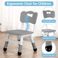 thumbnail image 3 of Eastvita Ensemble Table et Chaises - Hauteur pour Tout-Petit - Bureau Réglable avec Surface pour Graffiti 4 Places, 3 of 4