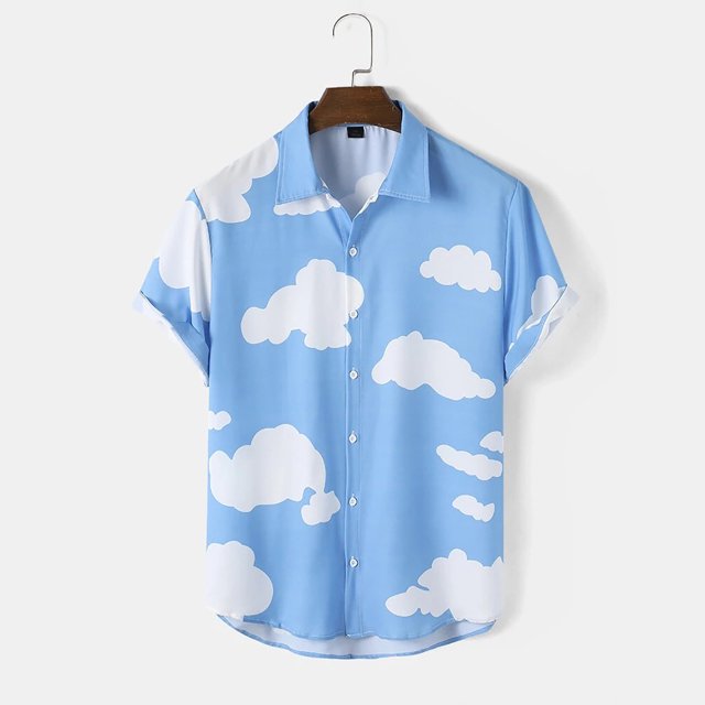 LSLJS T-shirt pour Homme Nouveau Décontracté Mode Décontracté Col à Revers Chemise à Carreaux Décontractée Veste Manches Longues Col Rabattu Blouse et Chemise